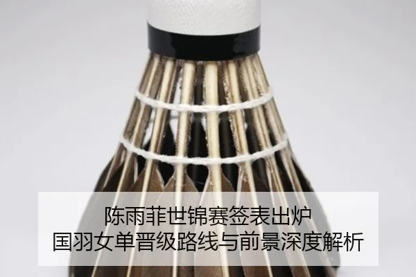 陈雨菲世锦赛签表出炉 国羽女单晋级路线与前景深度解析 - jiuyou